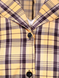 1950s Plaids Belted Swing Dress
