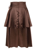 Brown Halloween Steampunk Hilo Skirt
