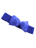 Retro Bowknot Elastic Wide Belts