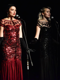 Black 1920s Sequin Maxi Flapper Dress