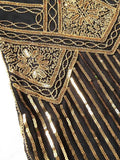 Gold 1920s Sequined Flapper Dress