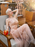 1920s Sequin Gatsby Long Dress
